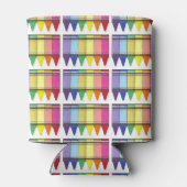 Rainbow Crayons Artist Art Class Birthday Party Dosenkühler (Rückseite)