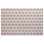 Rainbow Crayons Artist Art Teachroom Stoff (Fat Quarter (45,7 x 55,9 cm))