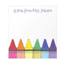 Rainbow Crayons ein Hinweis von Art Teacher Artist