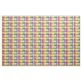 Rainbow Crayons School Teacher Art Supplier Class Stoff (Fat Quarter (45,7 x 55,9 cm))
