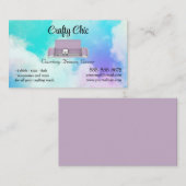 Rainbow Cricut Crafting Visitenkarte (Vorne/Hinten)