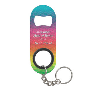 [Rainbow Crinkle Wedding] Farbenfroh Mini Flaschenöffner