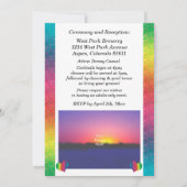 [Rainbow Crinkle Wedding] Herz Modern Green (Rückseite)