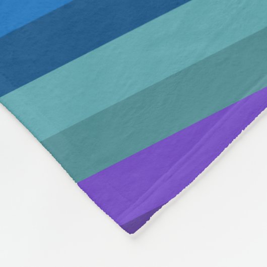 Rainbow Crisscross Fleecedecke (Ecke)