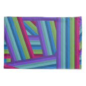 Rainbow Crisscross Kissenbezug (Rückseite)