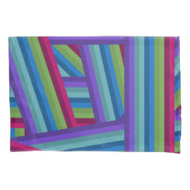 Rainbow Crisscross Kissenbezug