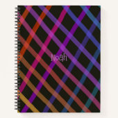 Rainbow CrissCross Notizblock (Vorderseite)