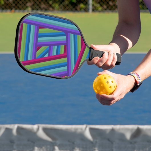 Rainbow Crisscross Pickleball Schläger (InSitu)