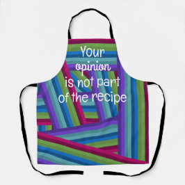 Rainbow Crisscross Schürze