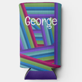 Rainbow Crisscross Selters Dosenkühler