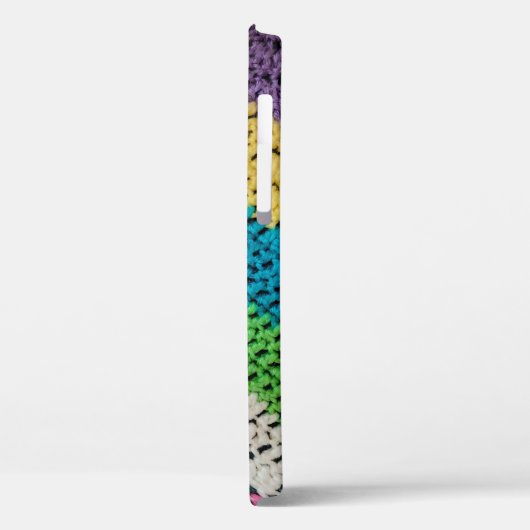Rainbow Crochet Design Case-Mate iPhone Hülle (Rückseite / Links)