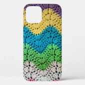 Rainbow Crochet Design Case-Mate iPhone Hülle (Rückseite)
