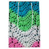 Rainbow Crochet Design Mittlere Geschenktüte (Rückseite)