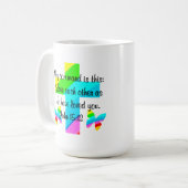 RAINBOW CROSS AND BUTTERFLY JOHN 15:12 KAFFEETASSE (Vorderseite Links)
