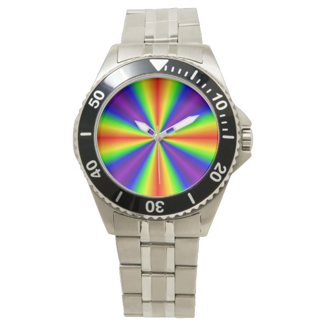Rainbow Cross Armbanduhr (Vorderseite)