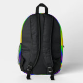 Rainbow Cross Bedruckter Rucksack (Rückseite)