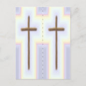 Rainbow Cross Bookmarkers Postkarte (Vorderseite)