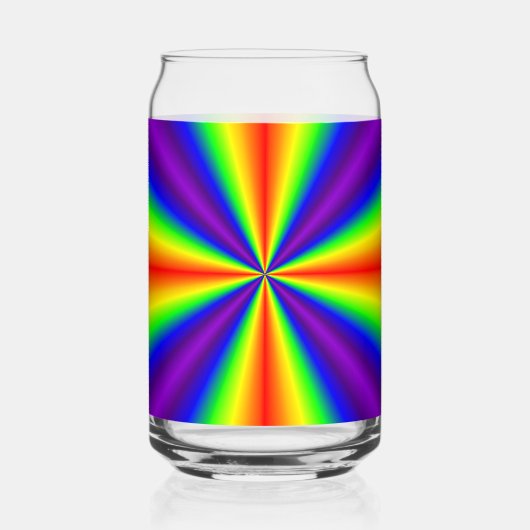 Rainbow Cross Can Glass Dosenglas (Vorderseite)
