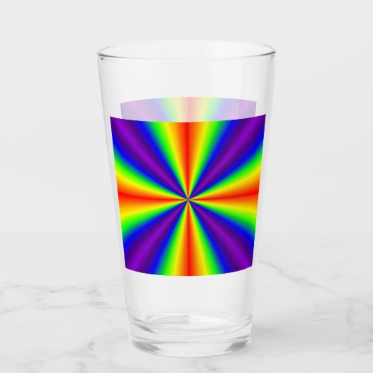 Rainbow Cross Glass Tumbler (Vorderseite)