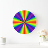 Rainbow Cross Große Wanduhr (Zuhause)