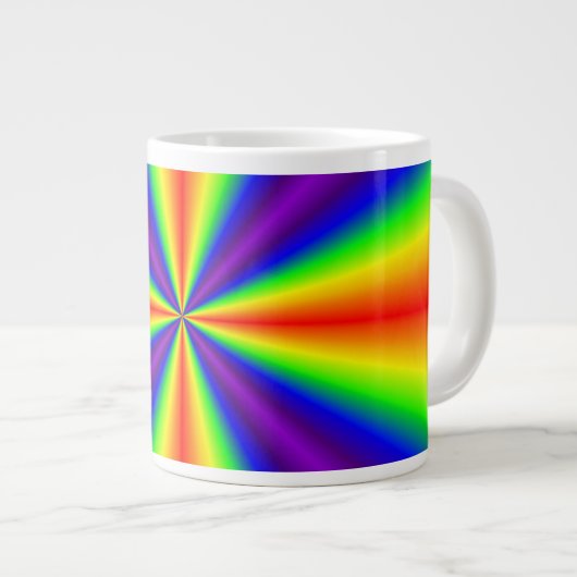 Rainbow Cross Jumbo-Tasse (Vorderseite Rechts)