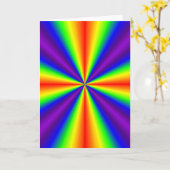 Rainbow Cross Karte (Gelbe Blume)