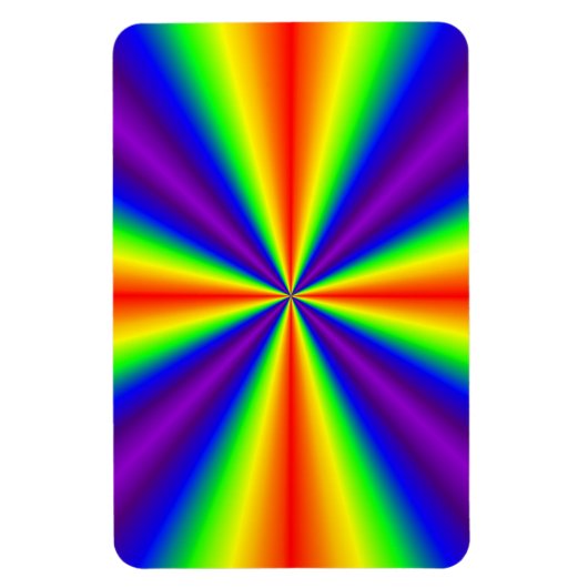Rainbow Cross Magnet (Vertikal)