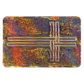 RAINBOW CROSS Magnet (Horizontal)