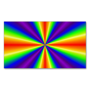 Rainbow Cross Magnetische Visitenkarte