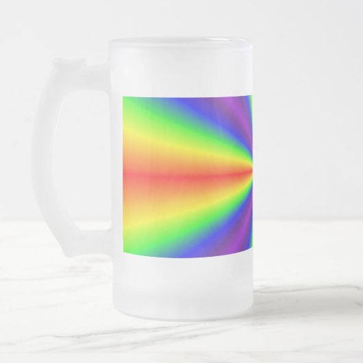 Rainbow Cross Mattierte Tasse (Links)