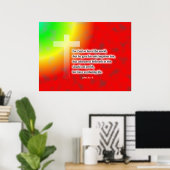 Rainbow Cross Poster (Heimbüro)
