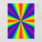 Rainbow Cross Postkarte (Vorderseite)