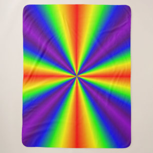 Rainbow Cross Sherpa Blanket Sherpadecke