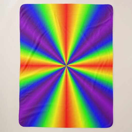 Rainbow Cross Sherpa Blanket Sherpadecke (Vorderseite)