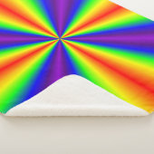 Rainbow Cross Sherpa Blanket Sherpadecke (3/4)