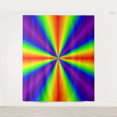 Rainbow Cross Tapestry Wandteppich (Vorderseite)
