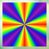 Rainbow Cross Window Fensteraufkleber (Blatt 3)