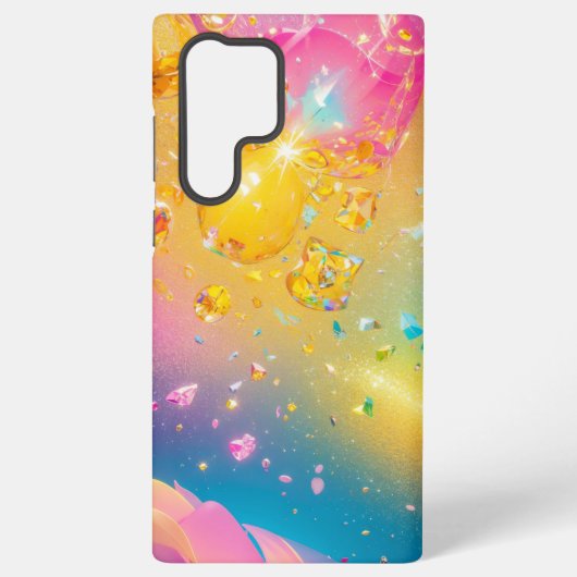 Rainbow Crystal Fantasy Phone Case Samsung Galaxy Hülle (Rückseite)