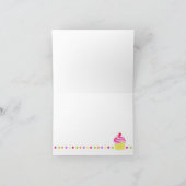 Rainbow Cupcake Dankeschön an die Karten (Innenseite)