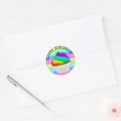 Rainbow Cupcake Happy Birthday Stickers (Umschlag)