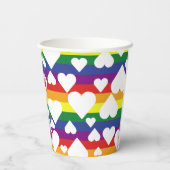 Rainbow Cups Pappbecher (Rückseite)