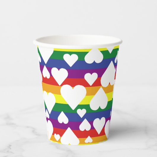 Rainbow Cups Pappbecher (Vorderseite)