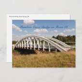 Rainbow Curve 	Bridgeon Route 66 in Kansas Postkarte (Vorne/Hinten)