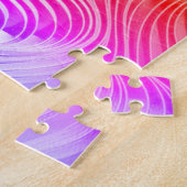 Rainbow Curve Modern Jigsaw Puzzle (Seite)