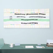 Rainbow Custom Company Banner mit Logo (Messe)