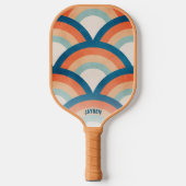 Rainbow Custom Text Pickleball Paddle (Vorderseite)