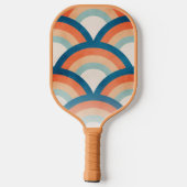 Rainbow Custom Text Pickleball Paddle (Rückseite)