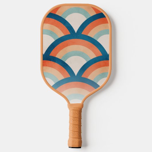 Rainbow Custom Text Pickleball Paddle (Rückseite)