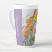 Rainbow Daffodin Spring Wasserfarbene Tasse (Linke Ecke)