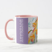 Rainbow Daffodin Spring Wasserfarbene Tasse (Links)